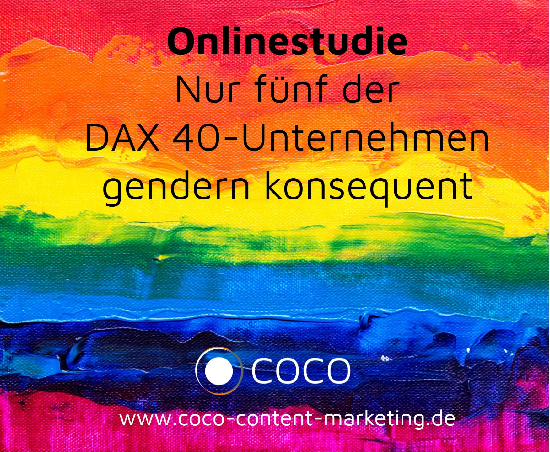 Onlinestudie: Nur fünf der DAX 40-Unternehmen gendern konsequent