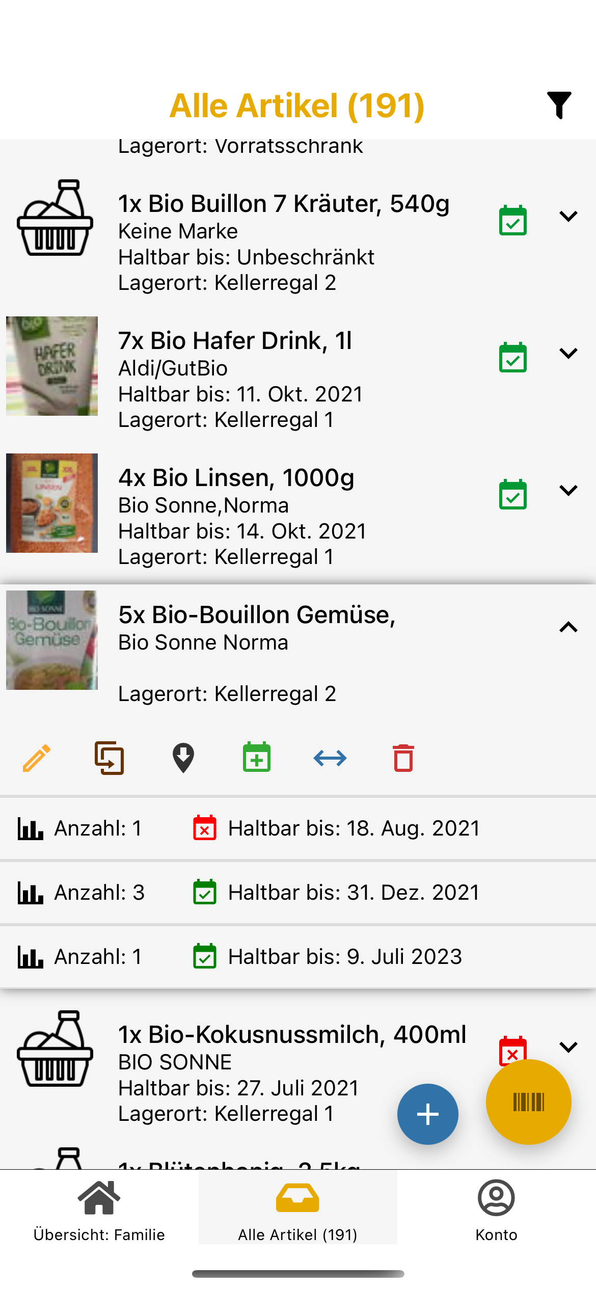 Mit der Speisekammer App gegen Lebensmittelverschwendung