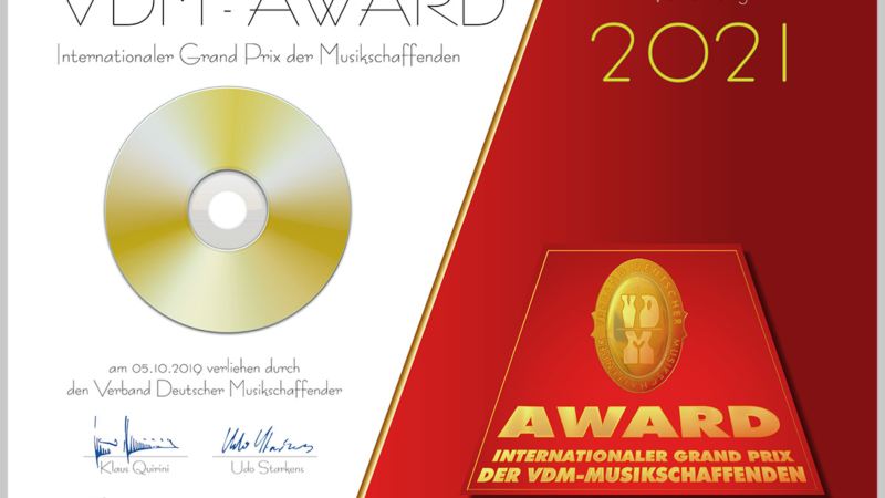 Die VDMplus-AWARDS 2021 für Musikschaffende wurden zum siebten Mal verliehen