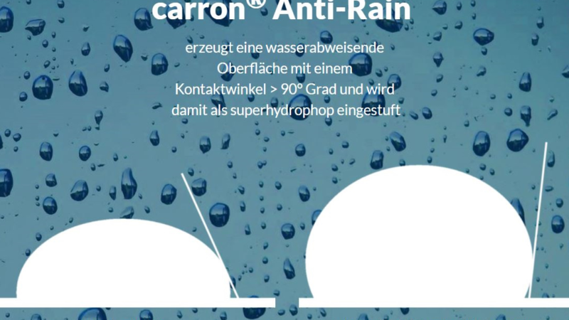 Frontscheibe versiegeln – carron Anti-Rain Regenabweiser