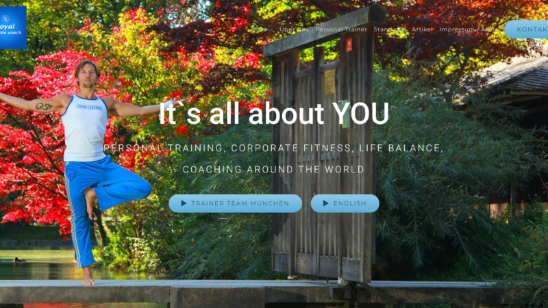 Wählen Sie einen erfolgreichen Personal Trainer wie RoyalPrivateCoach für Ihre persönliche Entwicklung