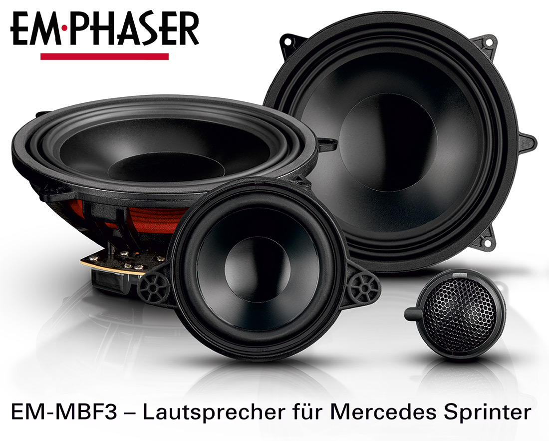 Audiophil – EMPHASERs EM-MBF3 Lautsprecher für Mercedes Sprinter