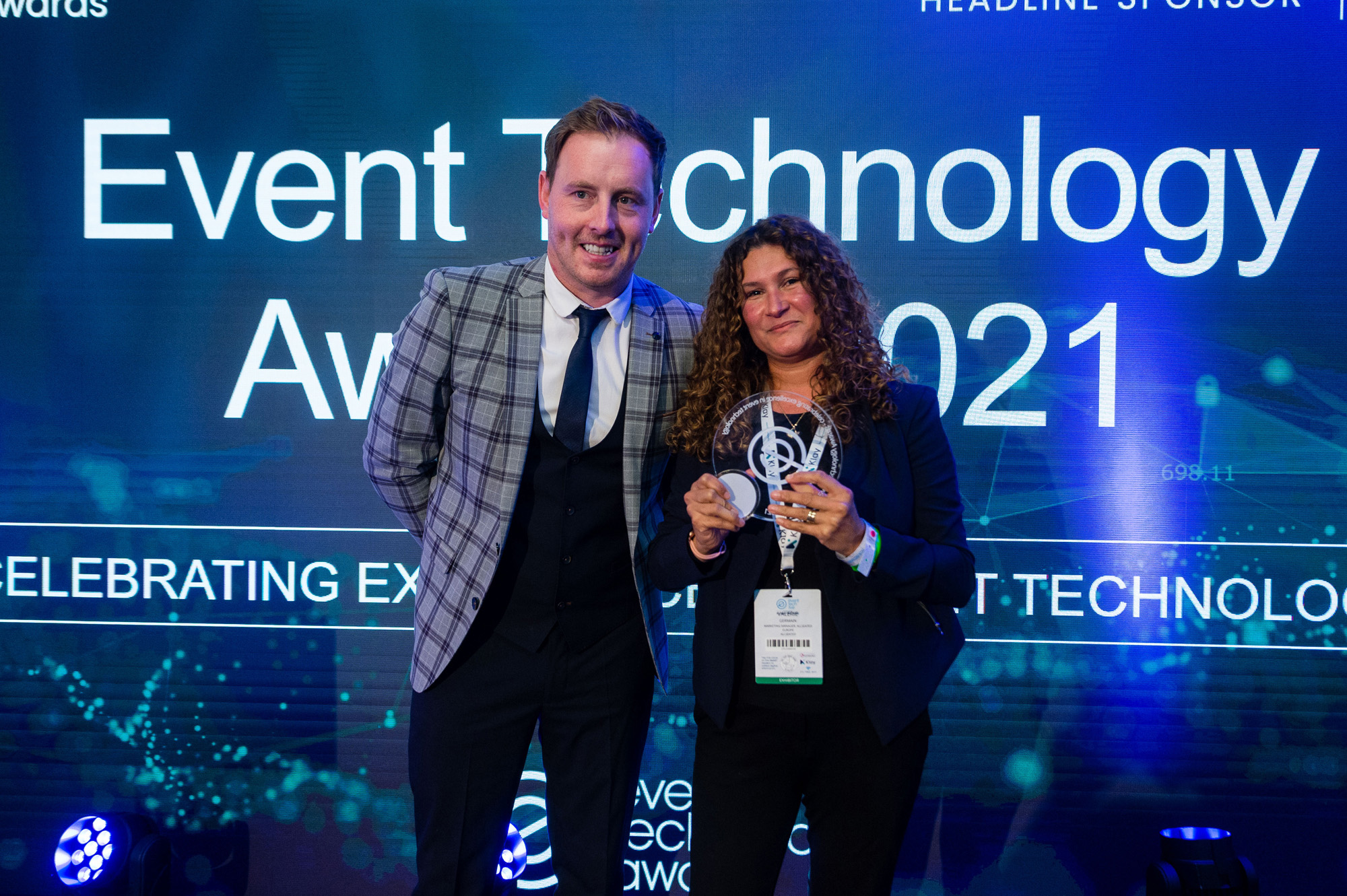 Allseated EXVO gewinnt in zwei Kategorien beim Event Technology Award 2021 in London