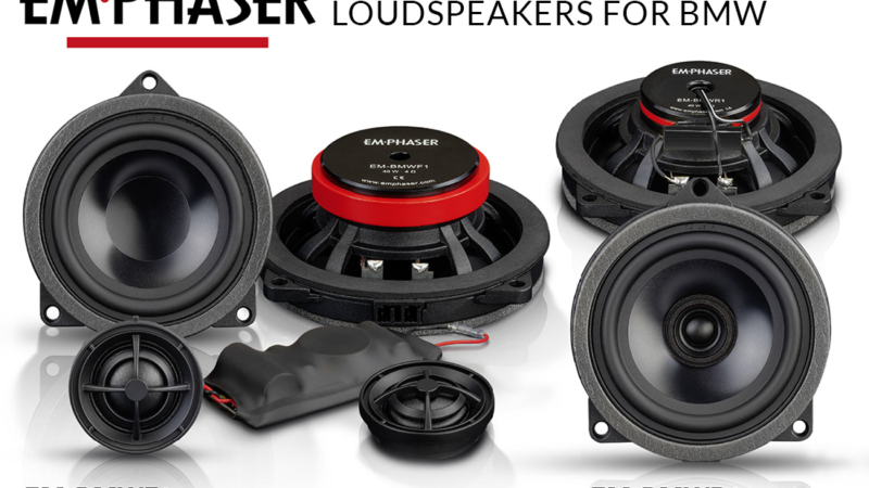 Great sound for BMW: EMPHASER speakers EM-BMWF1 and EM-BMWR1