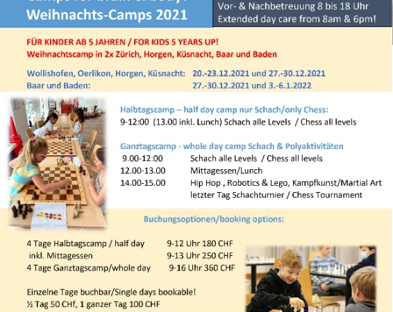 Weihnachten mit Chess4Kids – Spiel und Spass im Schach-Camp für Kinder