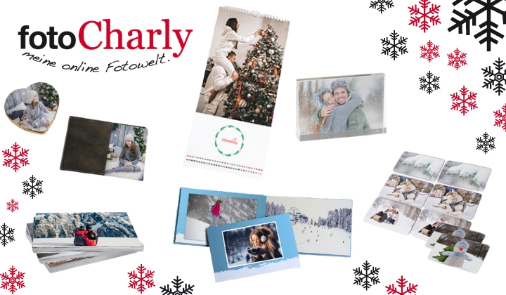 Neujahr & Weihnachten mit fotoCharly Fotoprodukten