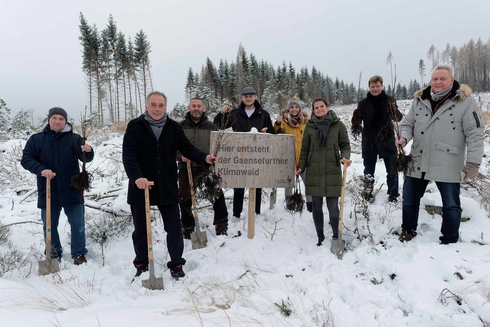 Gaensefurther Klimawald am Brocken wächst um 2.000 Bäume