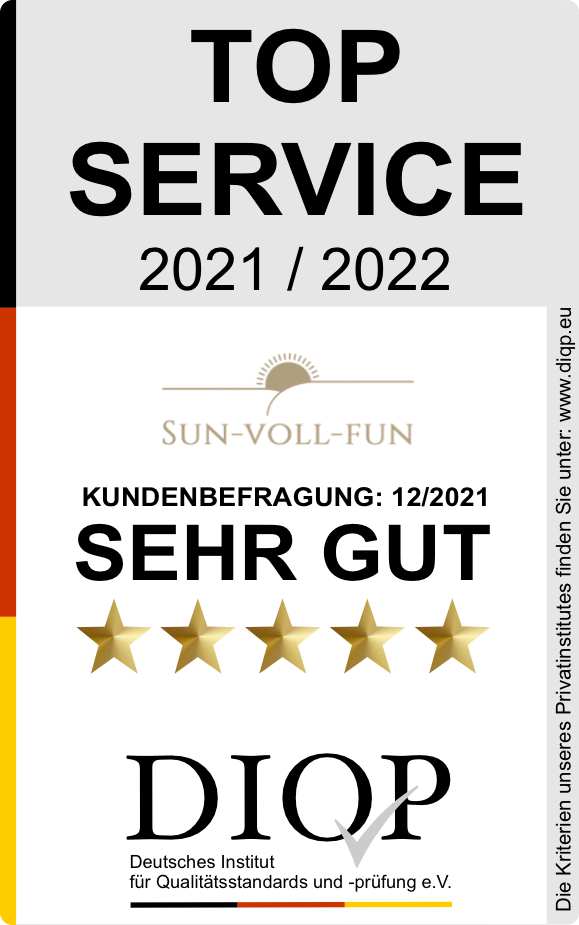 Top Service (DIQP) Siegel für SUN-VOLL-FUN