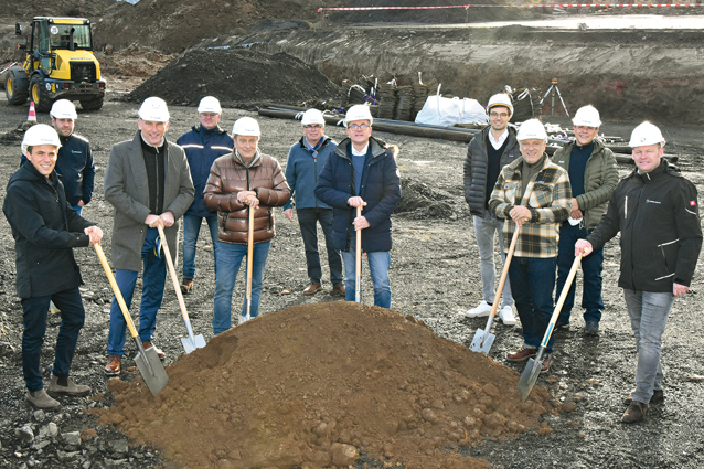 Neubau des Aluminiumprofilzentrums gestartet