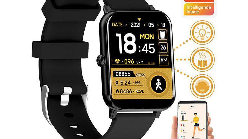 newgen medicals ELESION-kompatible Smartwatch PW-500.app