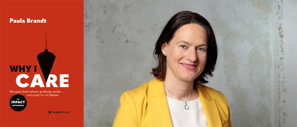 Neues Buch von Paula Brandt: WHY I CARE wird kurz nach Erscheinen zum Bestseller