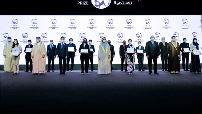 Gewinner des Zayed-Nachhaltigkeitspreises erhalten 3 Millionen US-Dollar für wirkungsvolle Entwicklungen