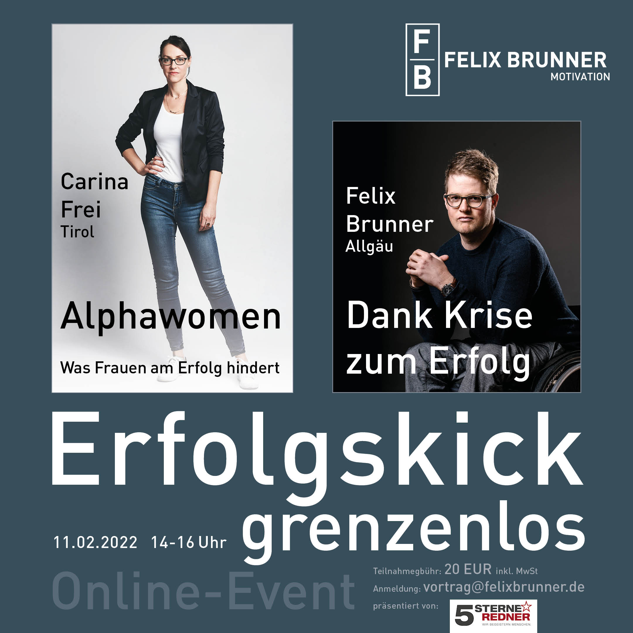 Erfolgskick grenzenlos: Das Event von Felix Brunner