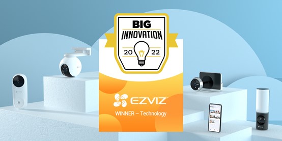 EZVIZ gewinnt den BIG Innovation Award 2022 für seine führende Rolle bei der Entwicklung fortschrittlicher Smart-Home-Technologien