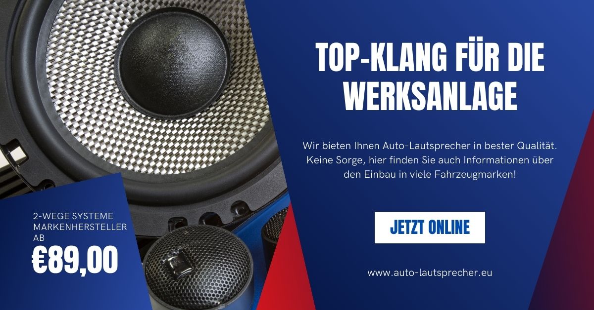 Auto-Lautsprecher.eu Top-Klang für die Werksanlage