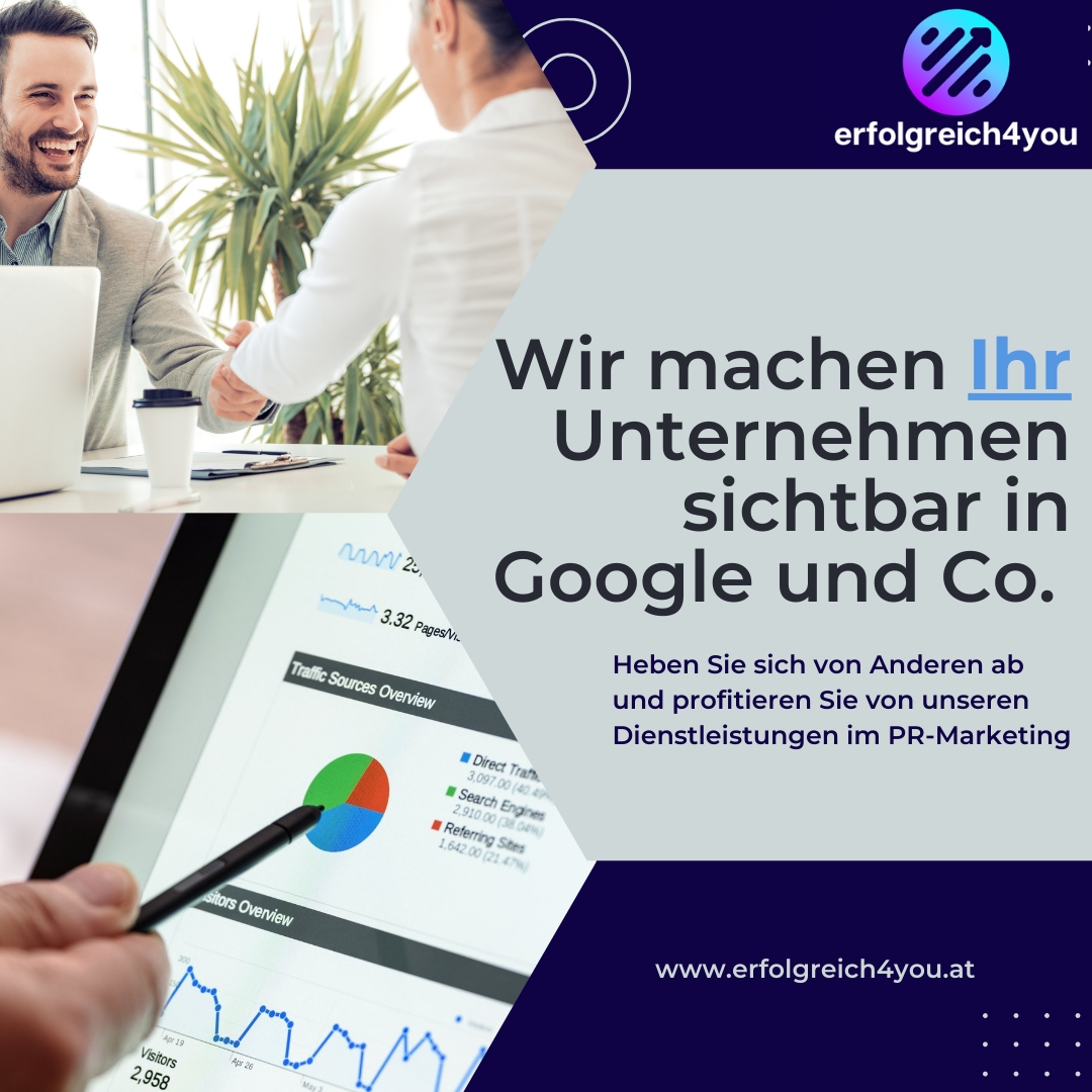 erfolgreich4you macht Ihr Unternehmen sichtbar in Google und Co…