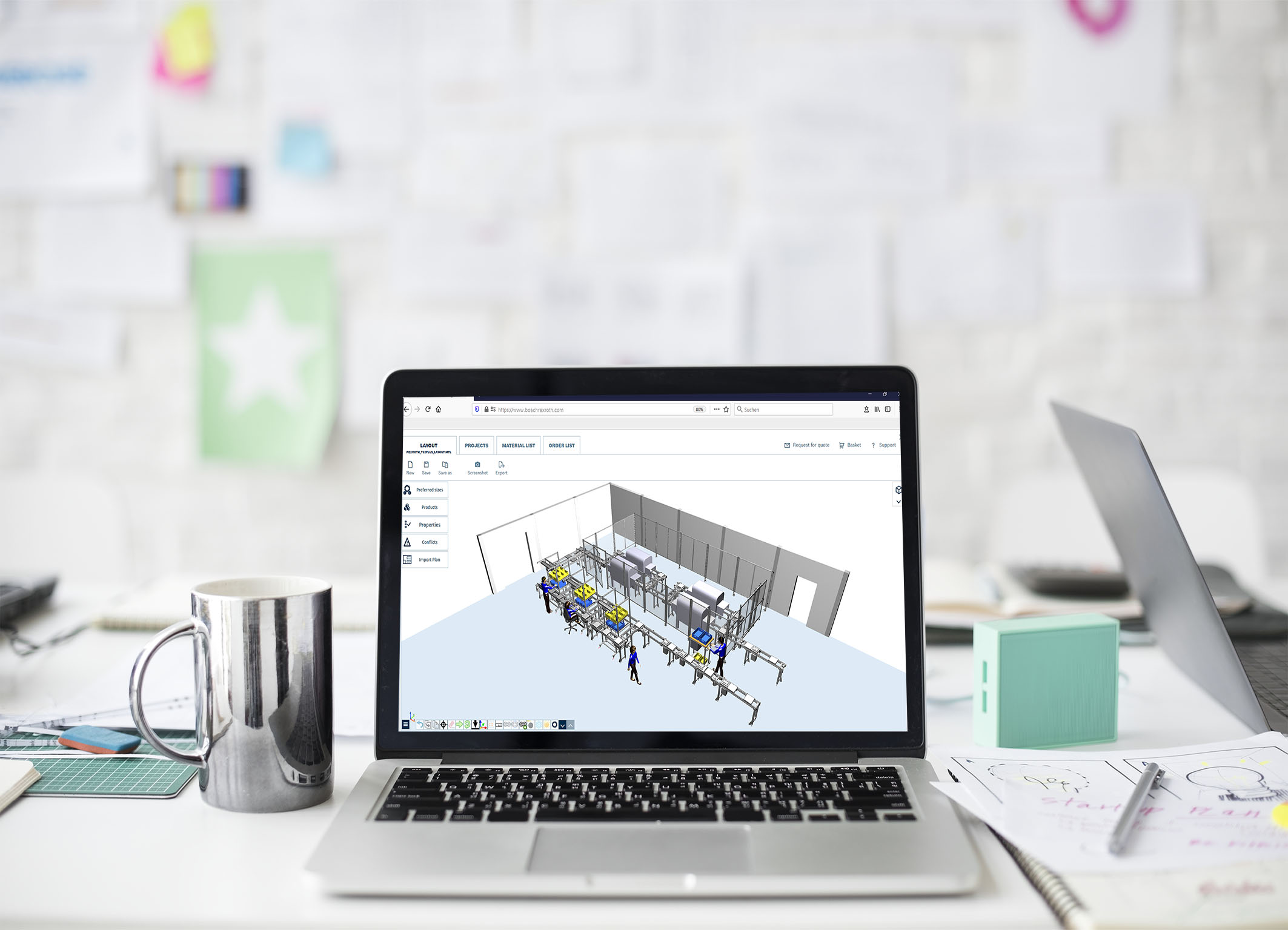 Bosch Rexroth mit MTpro Online Designer live