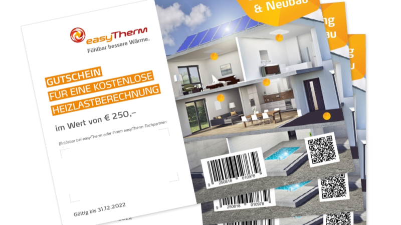 easyTherm Infrarotheizungen: Kostenlose Heizlastberechnung