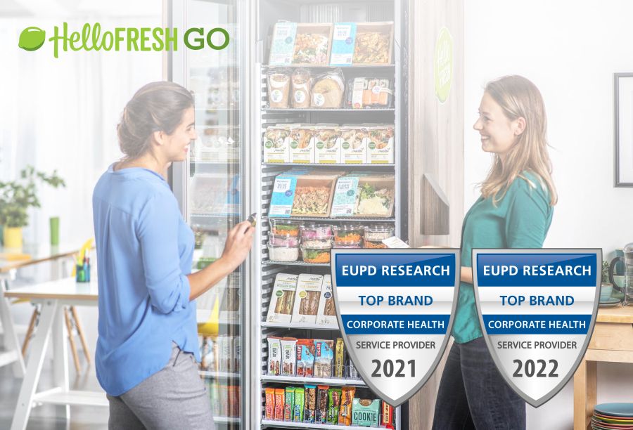 HelloFreshGO ist „Top Brand Corporate Health“