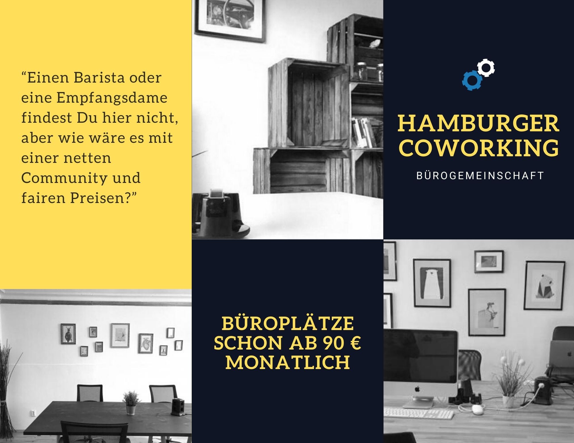 Keine Lust mehr auf Home Office? Die faire Alternative in Hamburg. Entspannt arbeiten im Hamburger Coworking