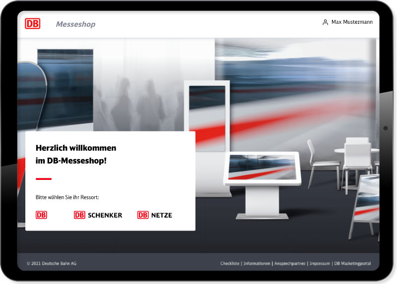 formativ.net Agentur: Relaunch Onlineshop für das Veranstaltungsmanagement der Deutsche Bahn AG