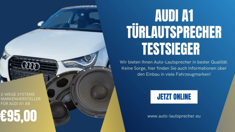 Audi A1 Türlautsprecher Testsieger von auto-lautsprecher.eu