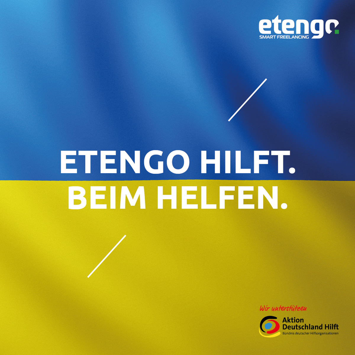 Etengo AG spendet 100.000 EUR für die humanitäre Unterstützung in der Ukraine