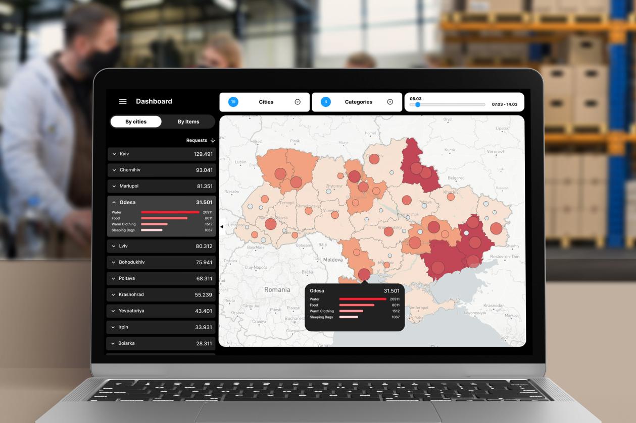 Top Developers Build Web App to Facilitate Supply in Ukraine