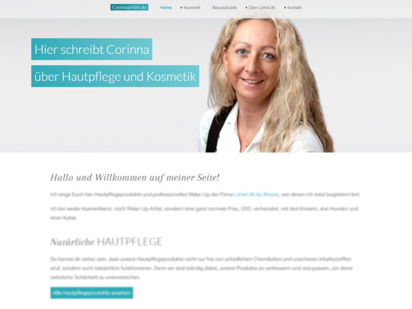 Hautpflegeprodukte und professionelles Make-Up – neuer Blog von Corinna Hille