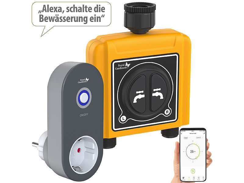 Royal Gardineer WLAN-Bewässerungscomputer BWC-510