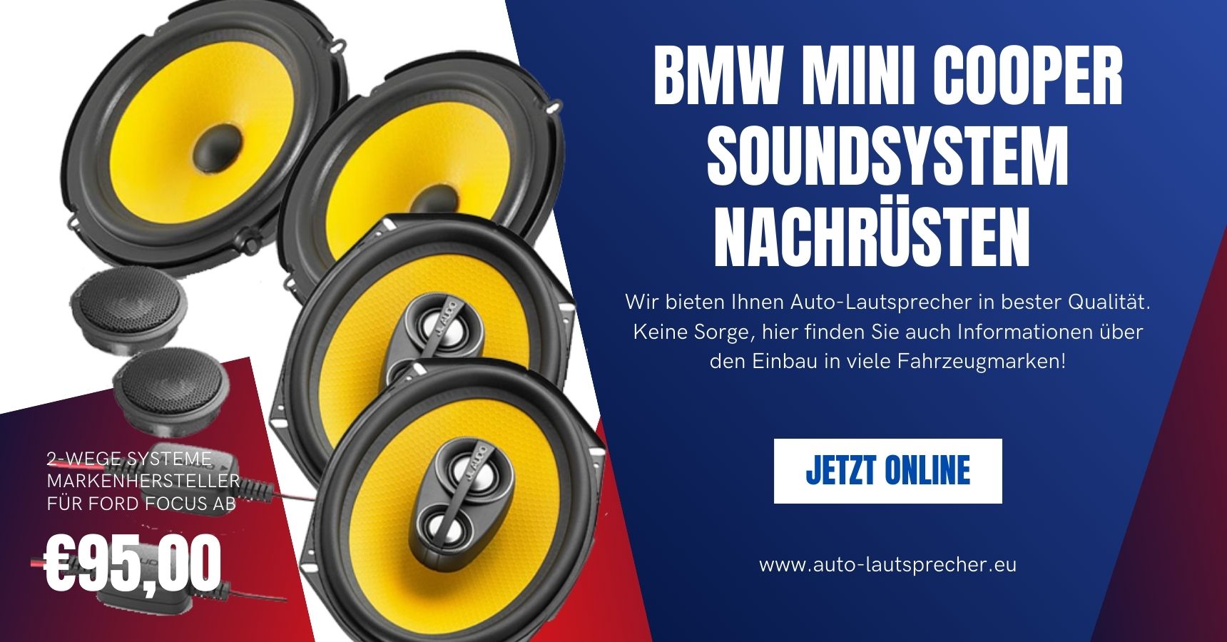 BMW Mini Cooper Soundsystem nachrüsten auto-lautsprecher.eu