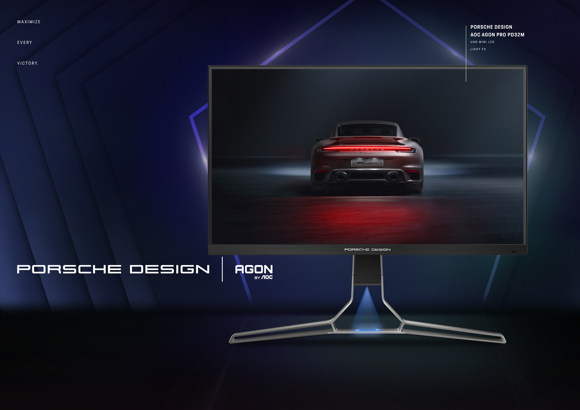 Premium-Display PD32M von Porsche Design und AGON by AOC