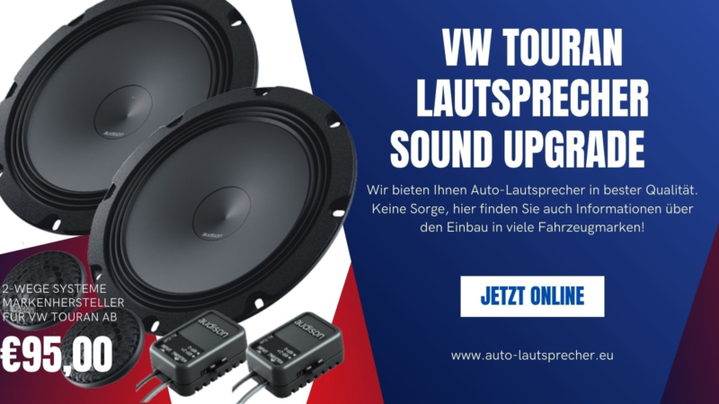 VW Touran Lautsprecher Sound Upgrade auto-lautsprecher.eu