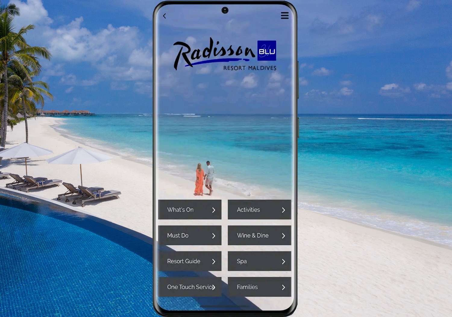 Das Radisson Blu Resort auf den Malediven führt mobile Concierge App ein