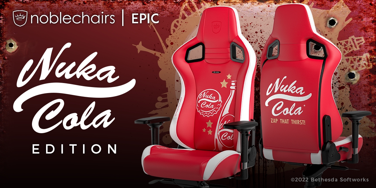 noblechairs EPIC Nuka-Cola Edition – Zap that thirst!