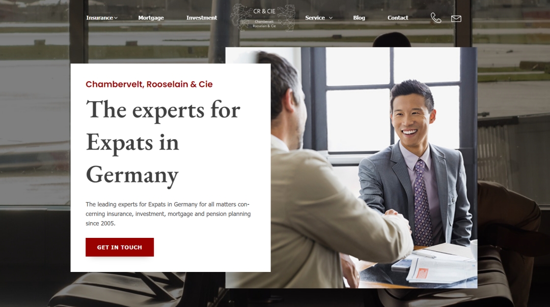 Chambervelt, Rooselain & Cie mit neuer Webseite mehr Service für Expats in Deutschland