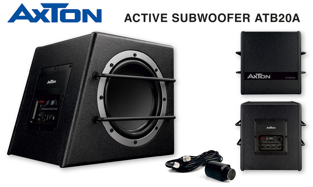 Easy bass upgrade: AXTON’s active subwoofer ATB20A