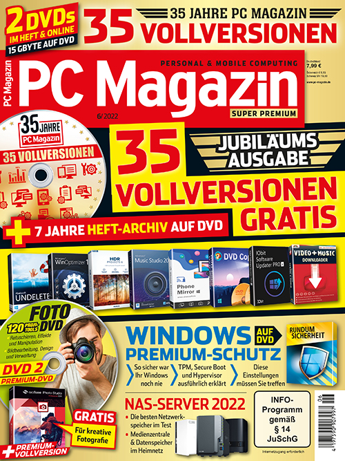 35 Jahre PC Magazin – pralles Software-Paket krönt Jubiläum