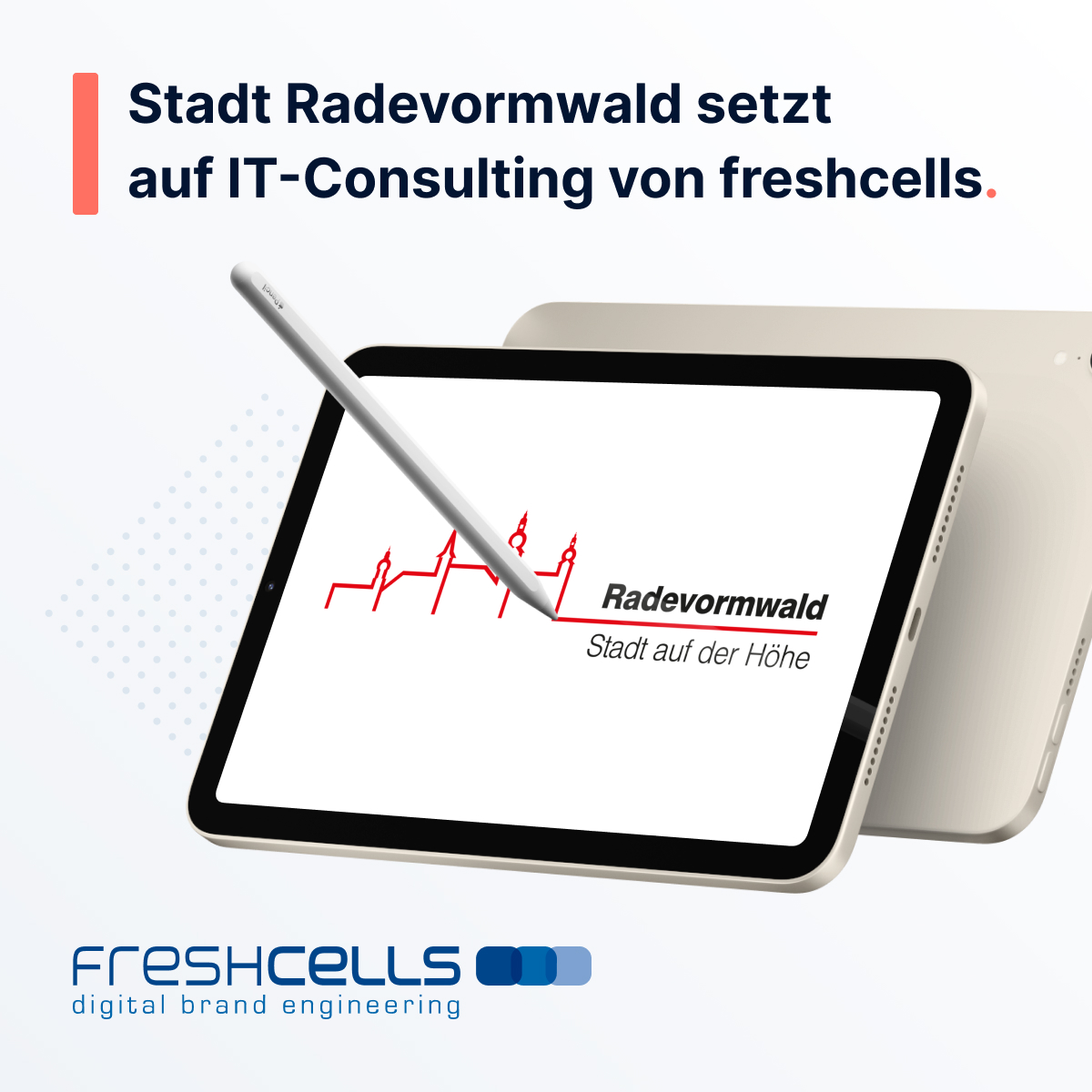 Stadt Radevormwald setzt auf IT-Consulting von freshcells