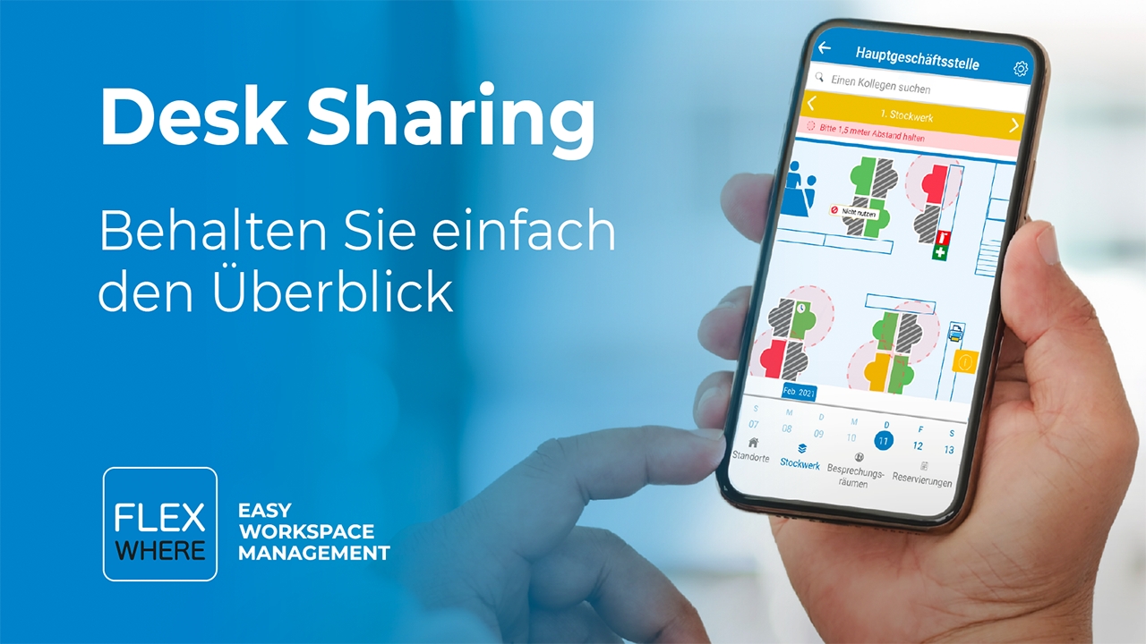 Das Büro der Zukunft: Büroalltag im Wandel dank FlexWhere Desk-Sharing Software