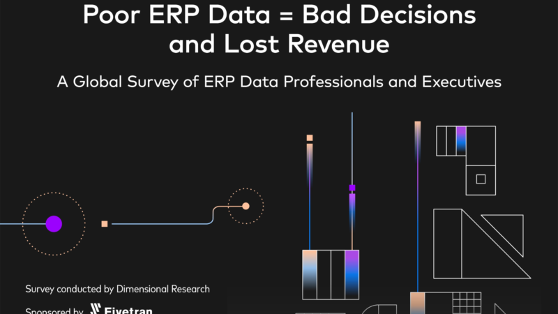 Über 80 Prozent der Unternehmen treffen Entscheidungen auf Basis veralteter ERP-Daten