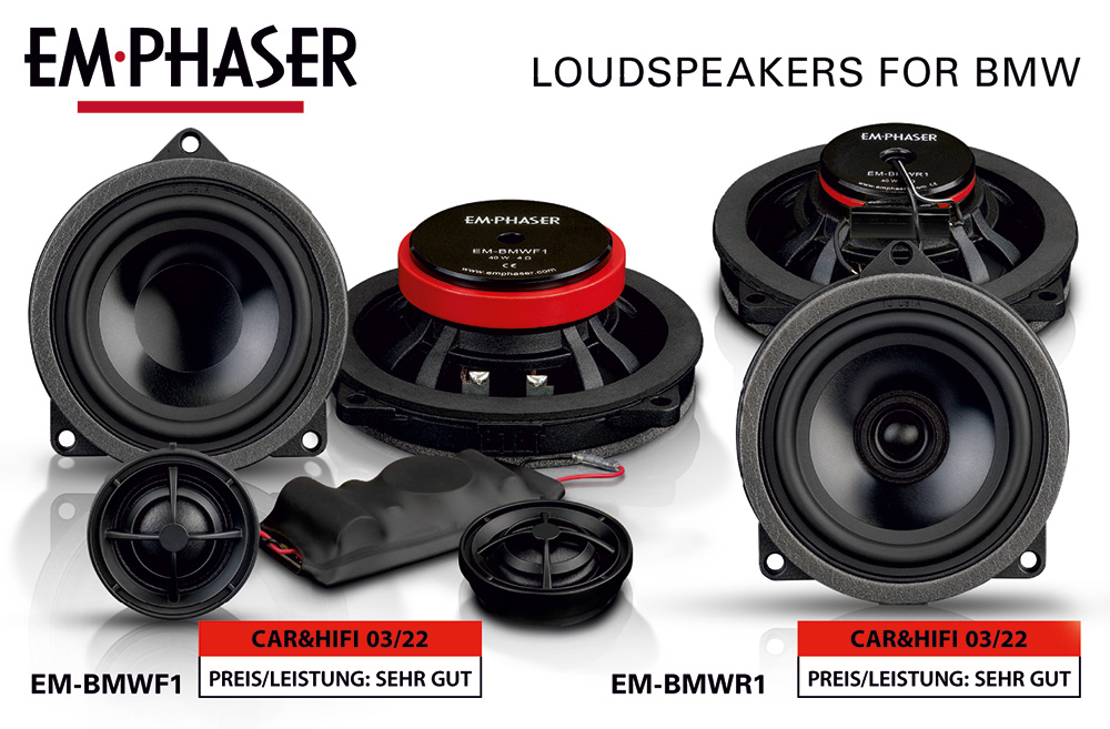 Well Done: EMPHASER’s BMW Speakers EM-BMWF1 and EM-BMWR1