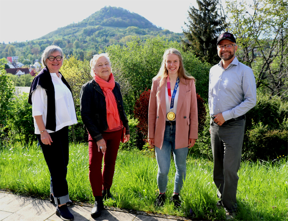 Olympiasiegerin Franziska Brausse: Neue Botschafterin des Reutlinger Spendenparlament