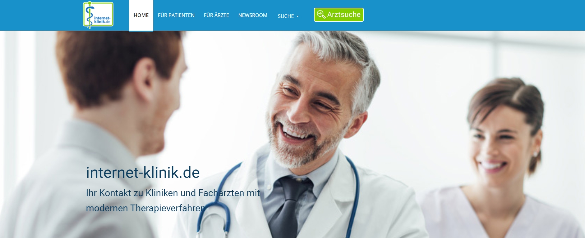 internet-klinik.de: Neues Facharzt-Portal für moderne Therapien gibt spezialisierten Ärzten die Möglichkeit, sich kostenlos zu registrieren