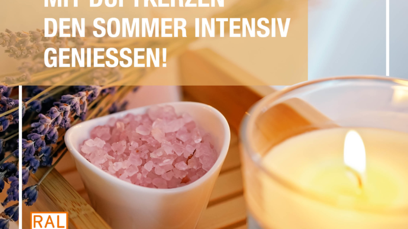 Mit Duftkerzen den Sommer geniessen!