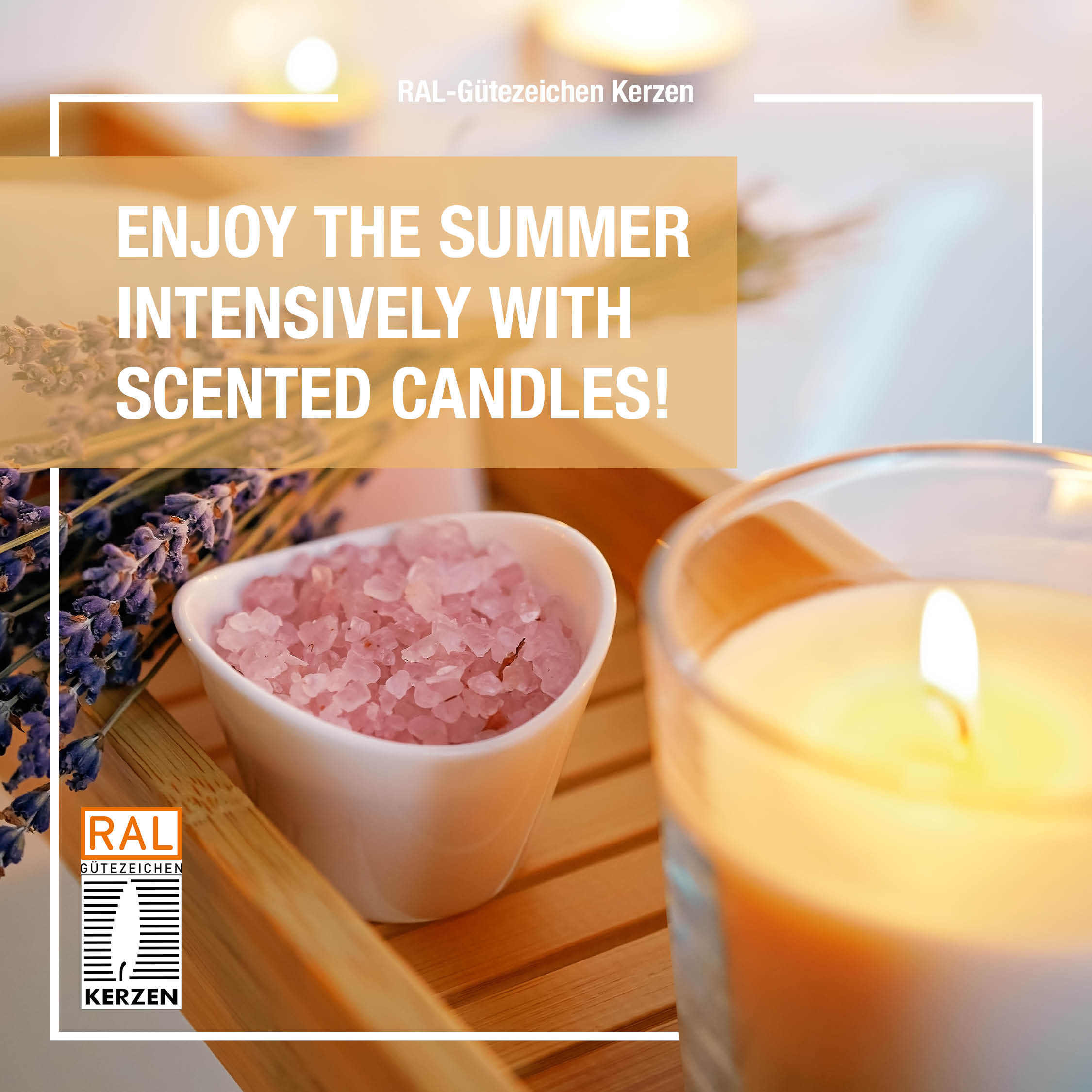 Enjoy the summer intensively with scented candles