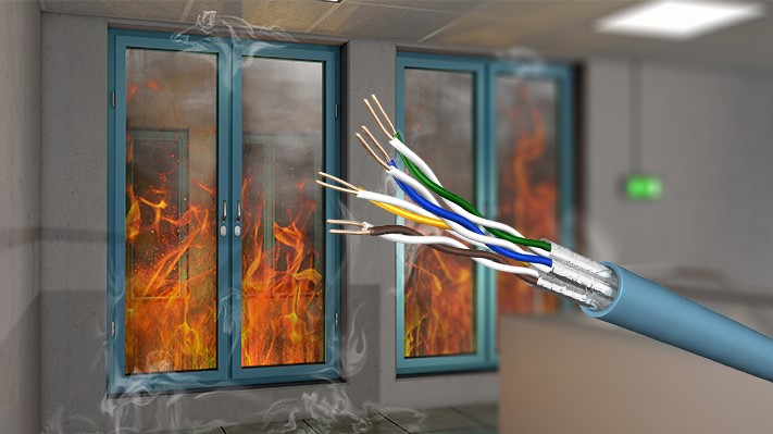 Draka UC500 S23 Cat.6A U/FTP cable: more fire safety, more application areas