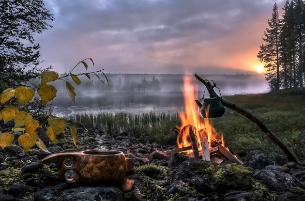 Einmalige Bushcraft-Abenteuer unter der Mitternachtssonne