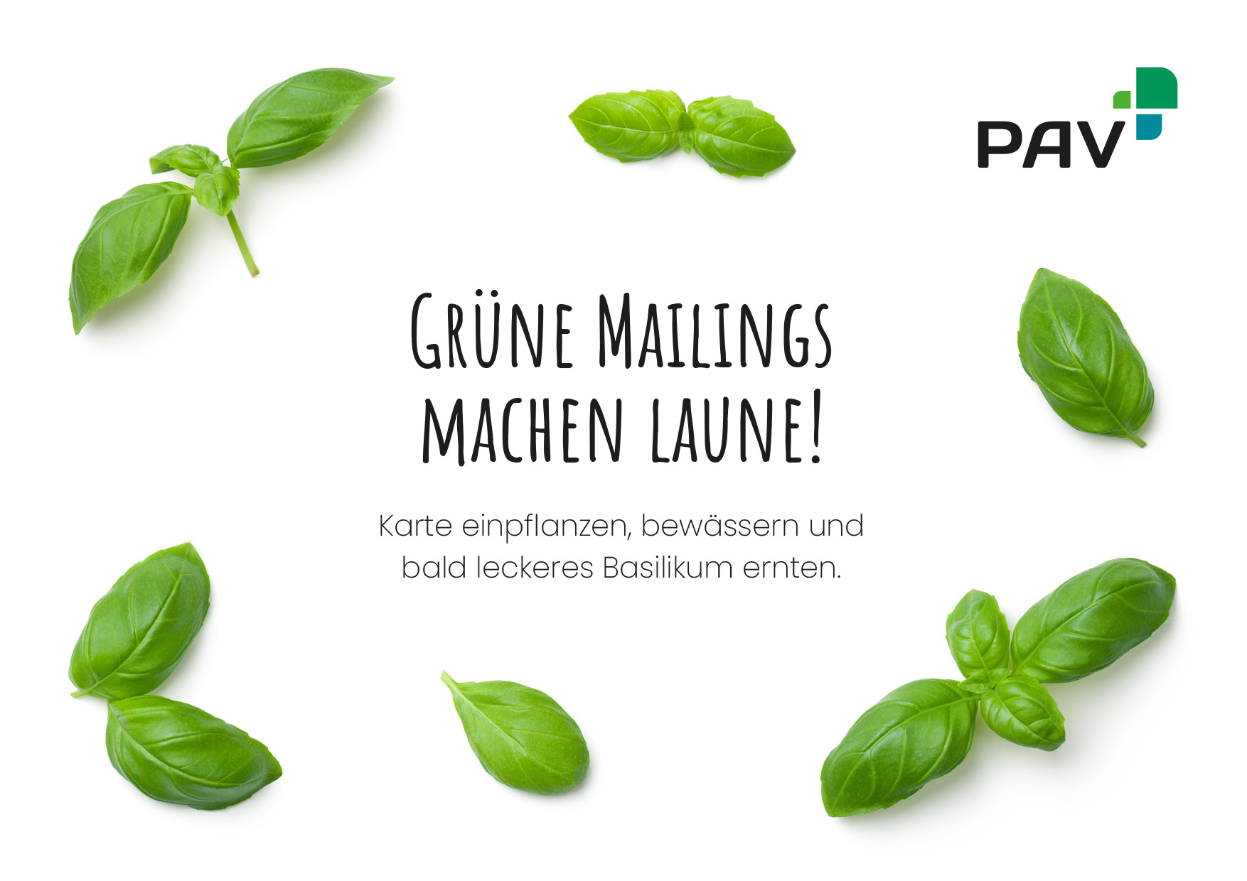 Nachhaltige Mailings machen Laune