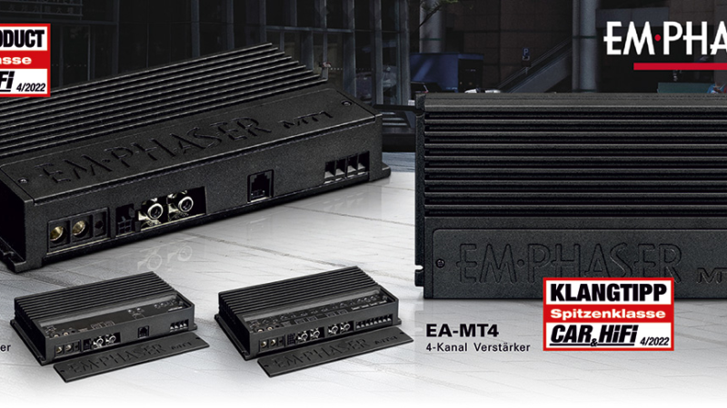 Bestnoten – EMPHASERs Mini Endstufen EA-MT1 und EA-MT4 im Test